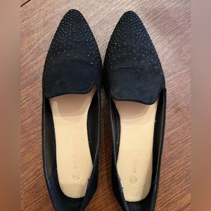 Olivia + Kate micro suede flats